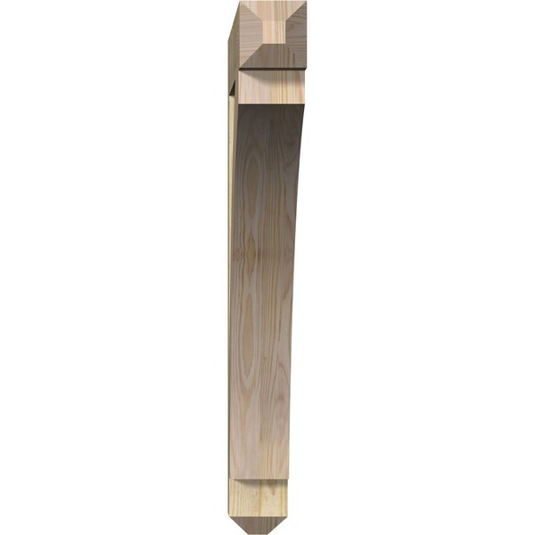 Thorton Craftsman Rough Sawn Bracket, Douglas Fir, 4W X 34D X 34H